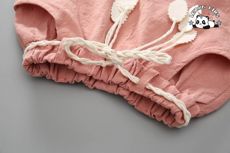 LEZONKIDS - Conjunto de Roupas de Verão para Meninas de 5-8 Anos com Estampa de Melancia, Camiseta de Manga Curta e Shorts, 2 Peças, Conjuntos de Roupas para Crianças